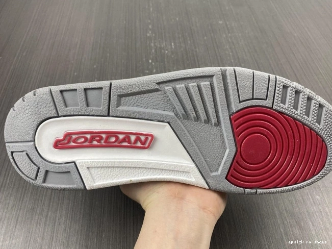 Rep Cardinal Jordan 3 Red CT8532-126 Retro 0701